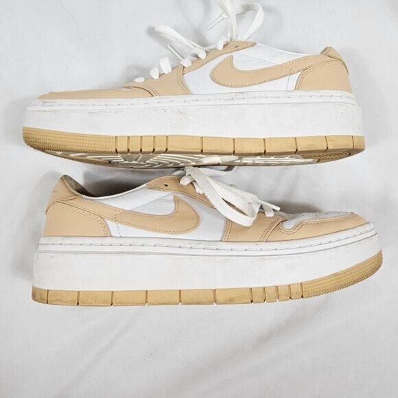 Nike Air Jordan 1 Elevate Low Sneakers In White Onyx - Size 11 - Picture 8 of 9